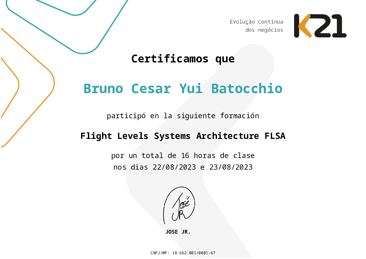 Certificado K21